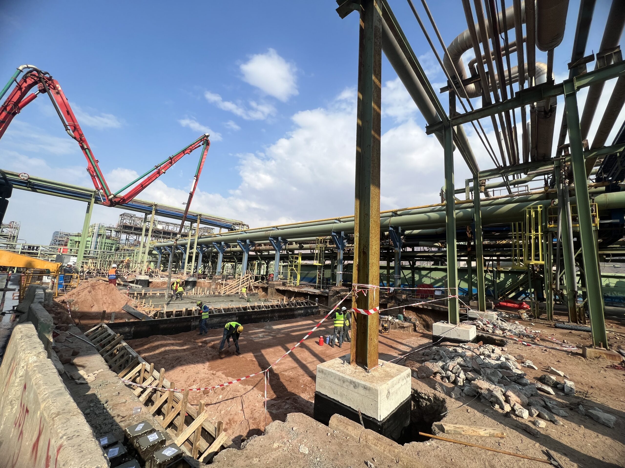 The Construction of HLP Stone Removal Unit